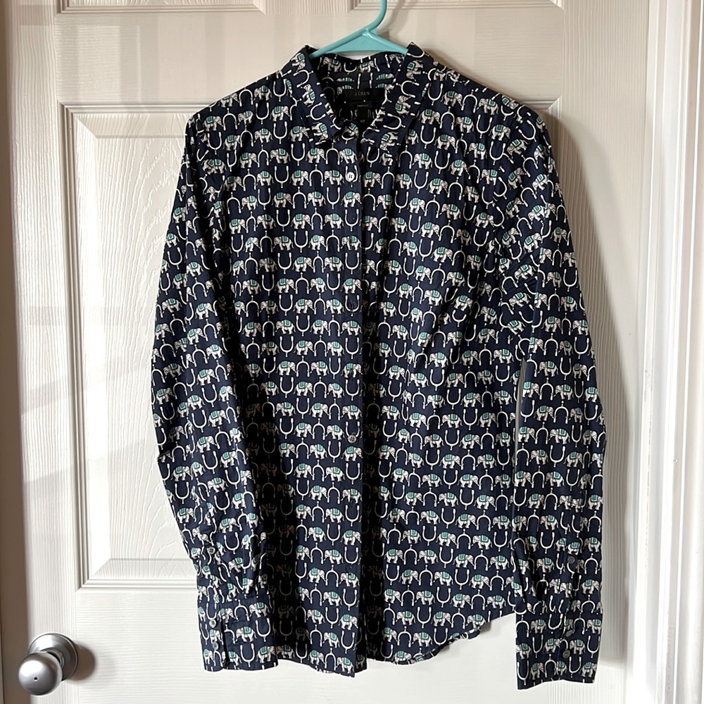 J. Crew cotton button down “perfect fit”shirt